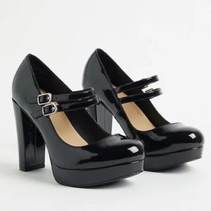 TORRID MARY JANE PLATFORM - BLACK (WW)